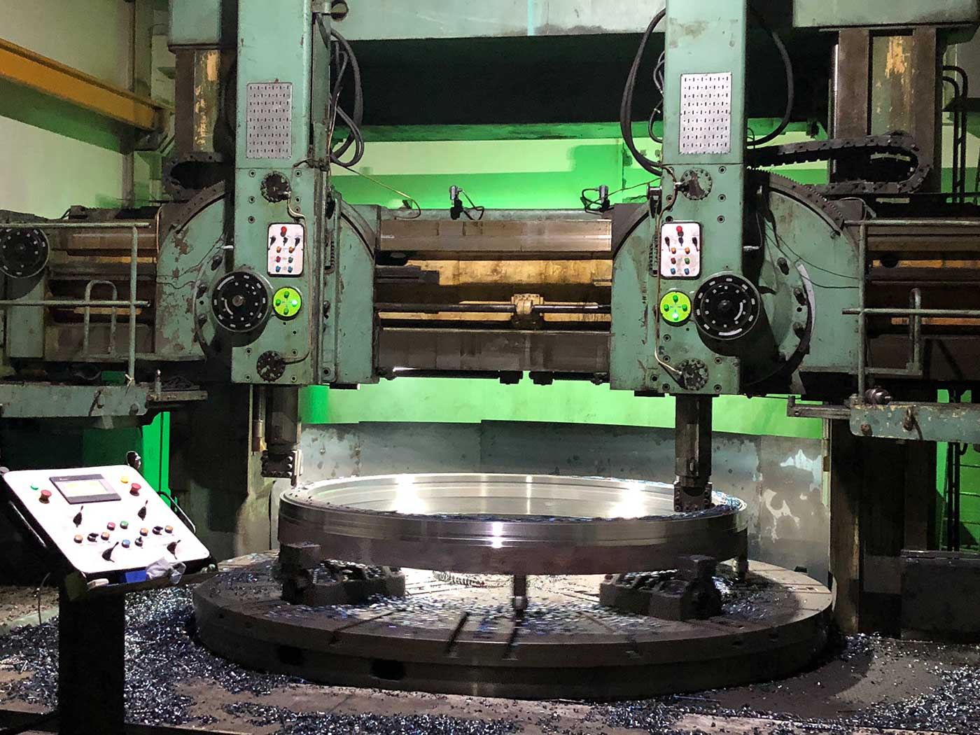 4150mm Dikey Torna Tezgahı Detay